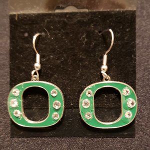 Football Fans!  Oregon Ducks earrings